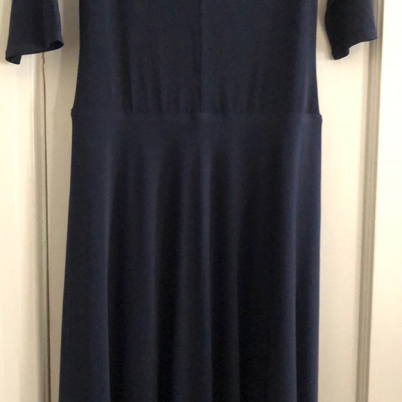 Women’s navy evening gown size L- worn once - Picture 6 of 8